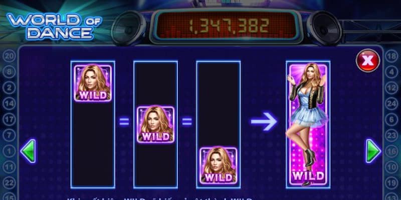 Hướng dẫn chi tiết cách chơi Nỏ hũ world dance